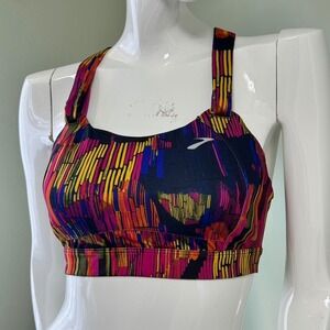 Brooks Printed Sports Bra – Size 32DD / XS